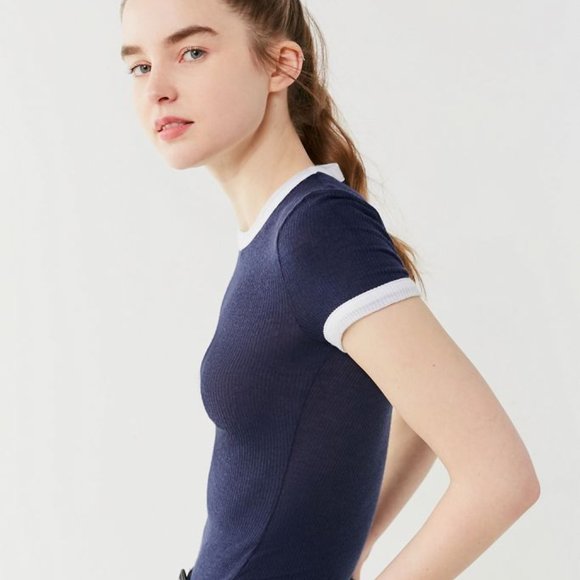 🧿 UO Out From Under "Billie Ringer Tee" - Picture 3 of 5